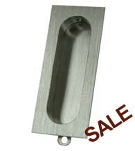 Rectangle Flush Door Pull, Deltana FP222